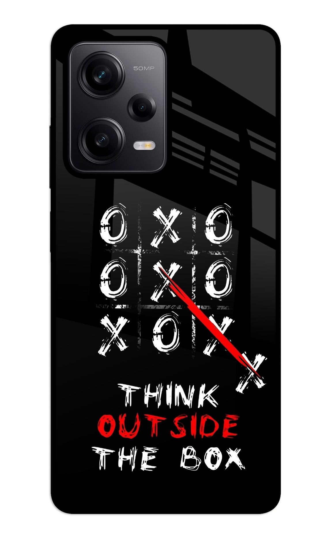 Think out of the BOX Redmi Note 12 5G Glass Case
