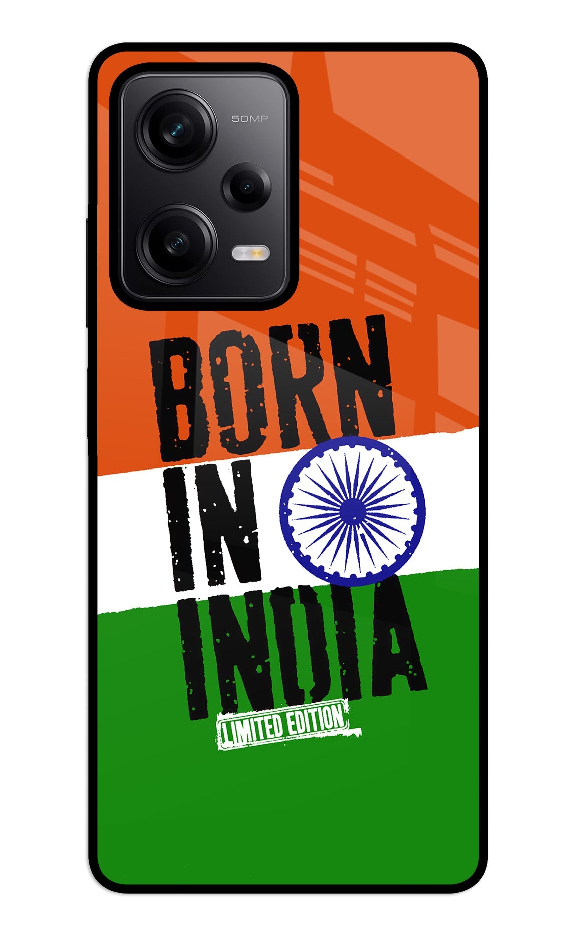 Born in India Redmi Note 12 5G Glass Case