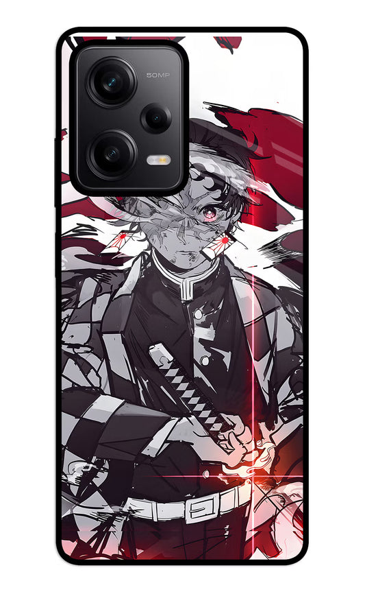 Demon Slayer Redmi Note 12 5G Glass Case
