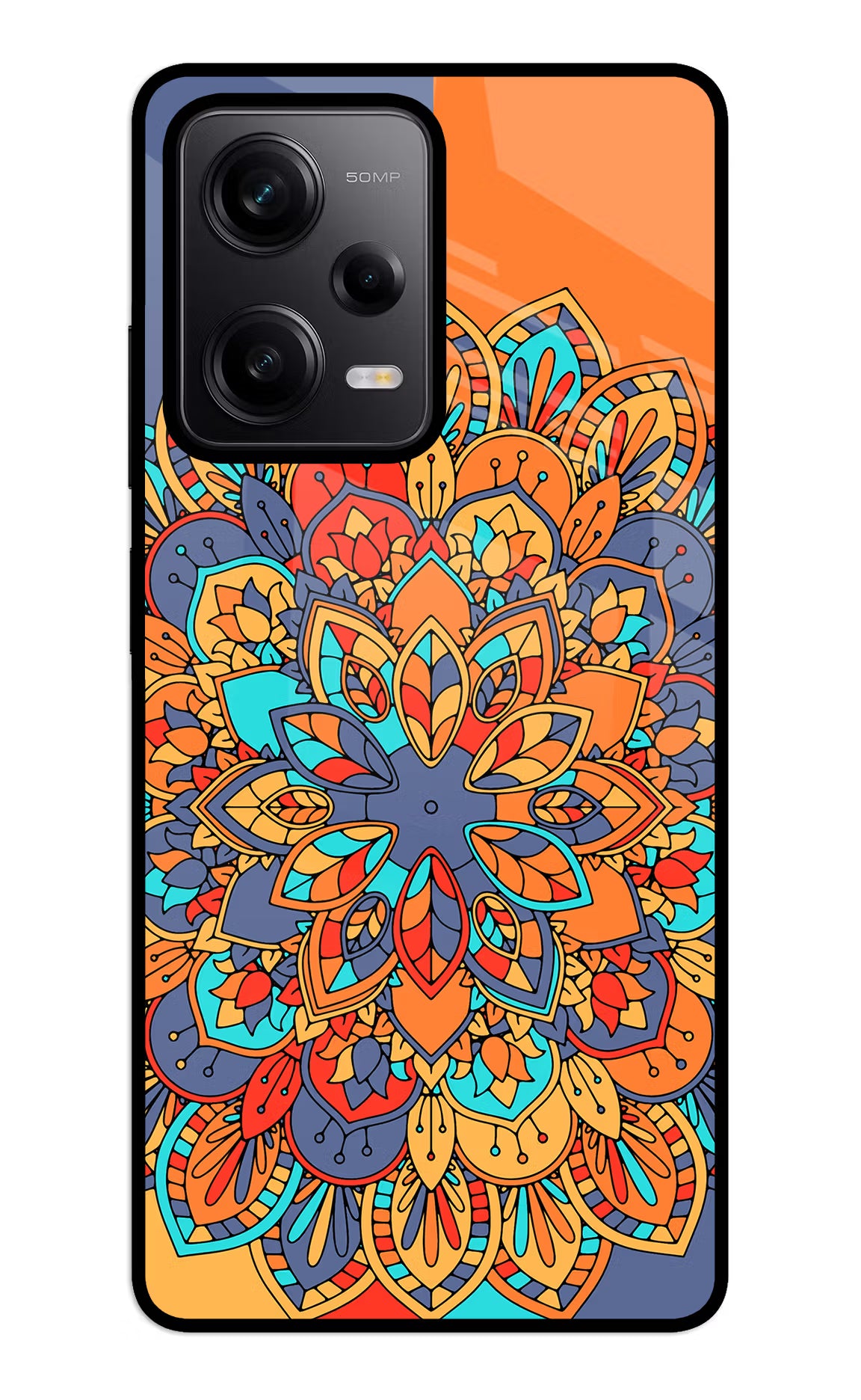 Color Mandala Redmi Note 12 5G Glass Case