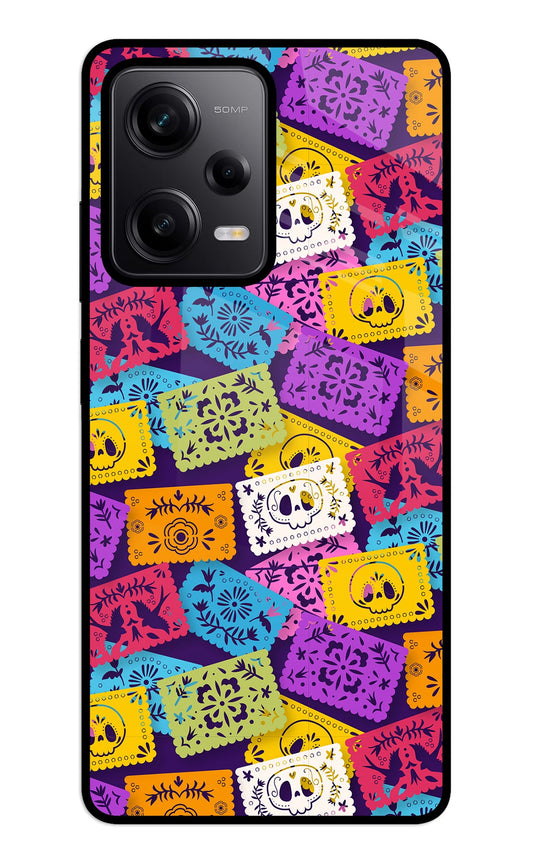 Mexican Pattern Redmi Note 12 5G Glass Case