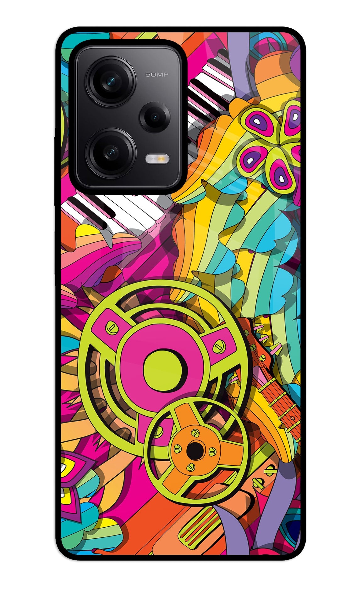 Music Doodle Redmi Note 12 5G Back Cover