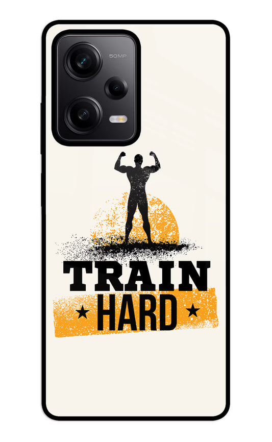 Train Hard Redmi Note 12 5G Glass Case