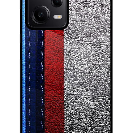 BMW Stripes Redmi Note 12 5G Glass Case