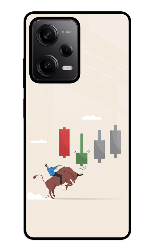 Bull Trading Momentum Redmi Note 12 5G Glass Case