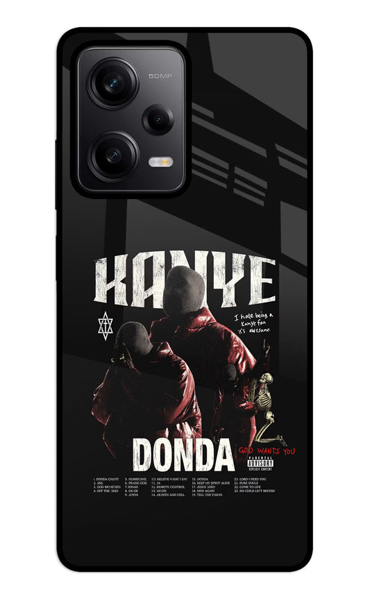 Donda Kanye West Redmi Note 12 5G Glass Case