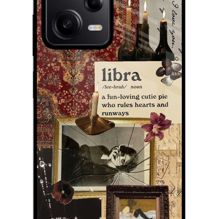 Libra Zodiac Redmi Note 12 5G Glass Case