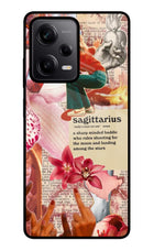 Sagittarius Zodiac Redmi Note 12 5G Glass Case Back Cover by Casekaro