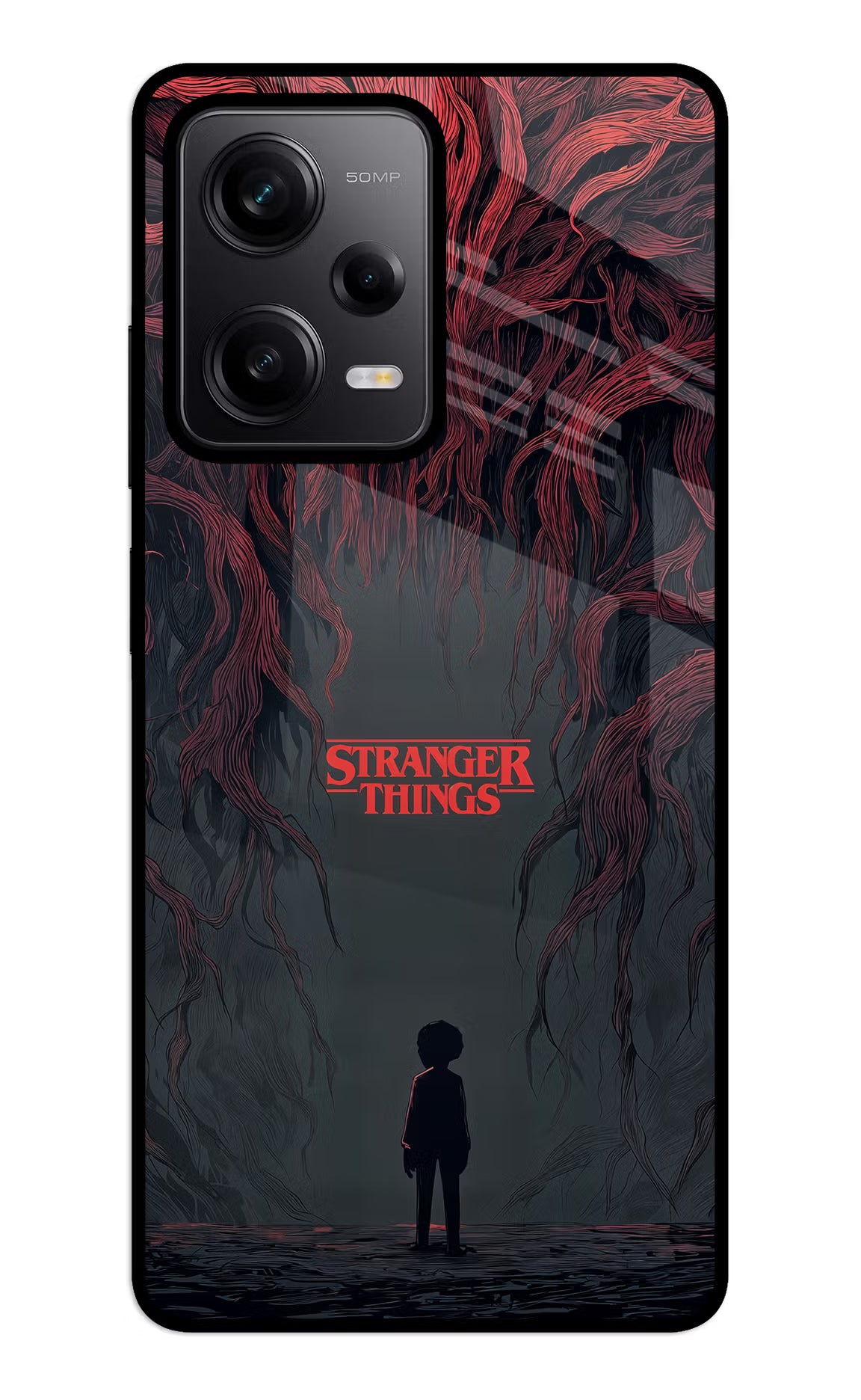 Ordinary Things Dark Side Redmi Note 12 5G Glass Case Back Cover by Casekaro