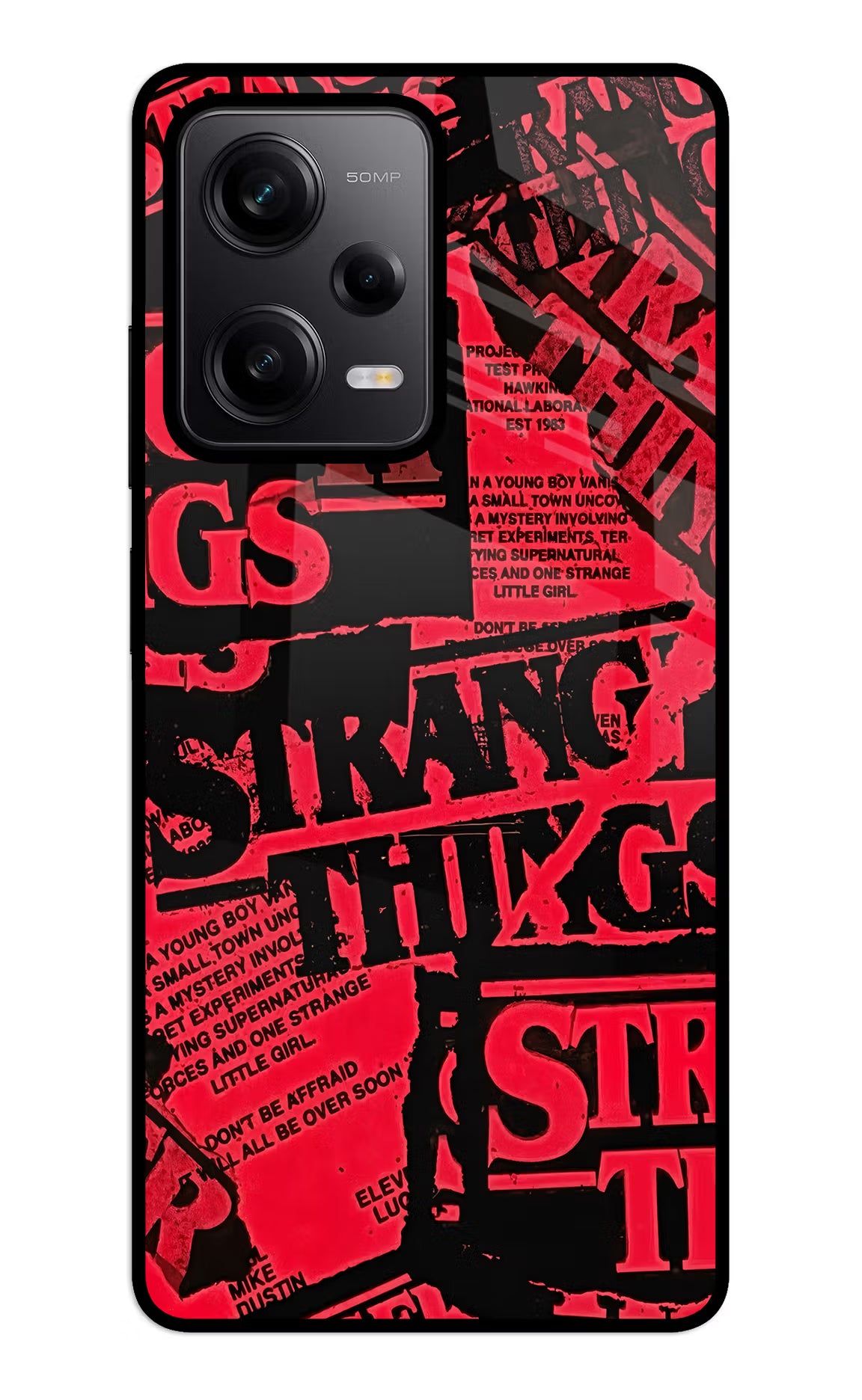 Ordinary Things Redmi Note 12 5G Glass Case Back Cover by Casekaro