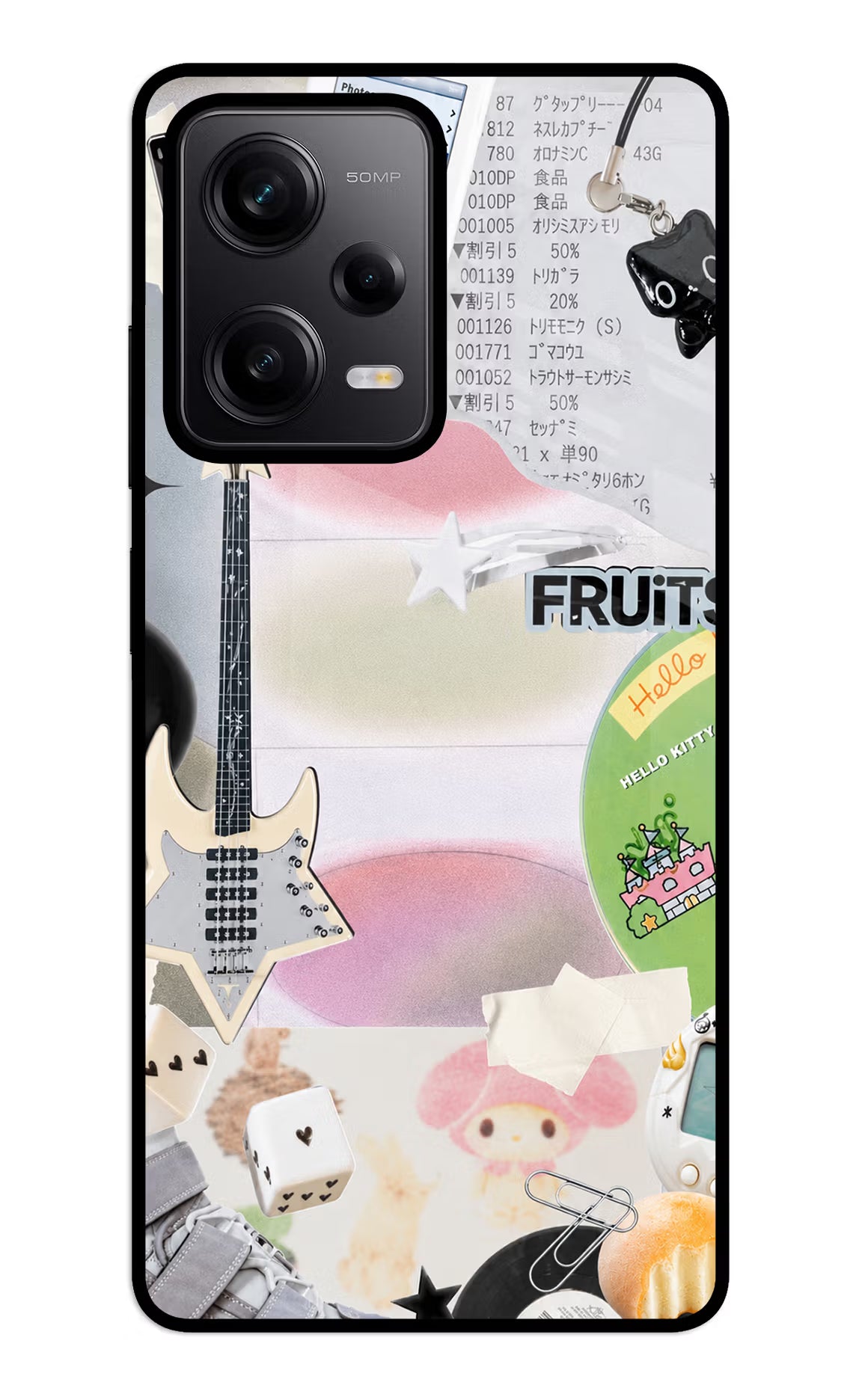 Softcore case Redmi Note 12 5G Glass Case Back Cover by Casekaro