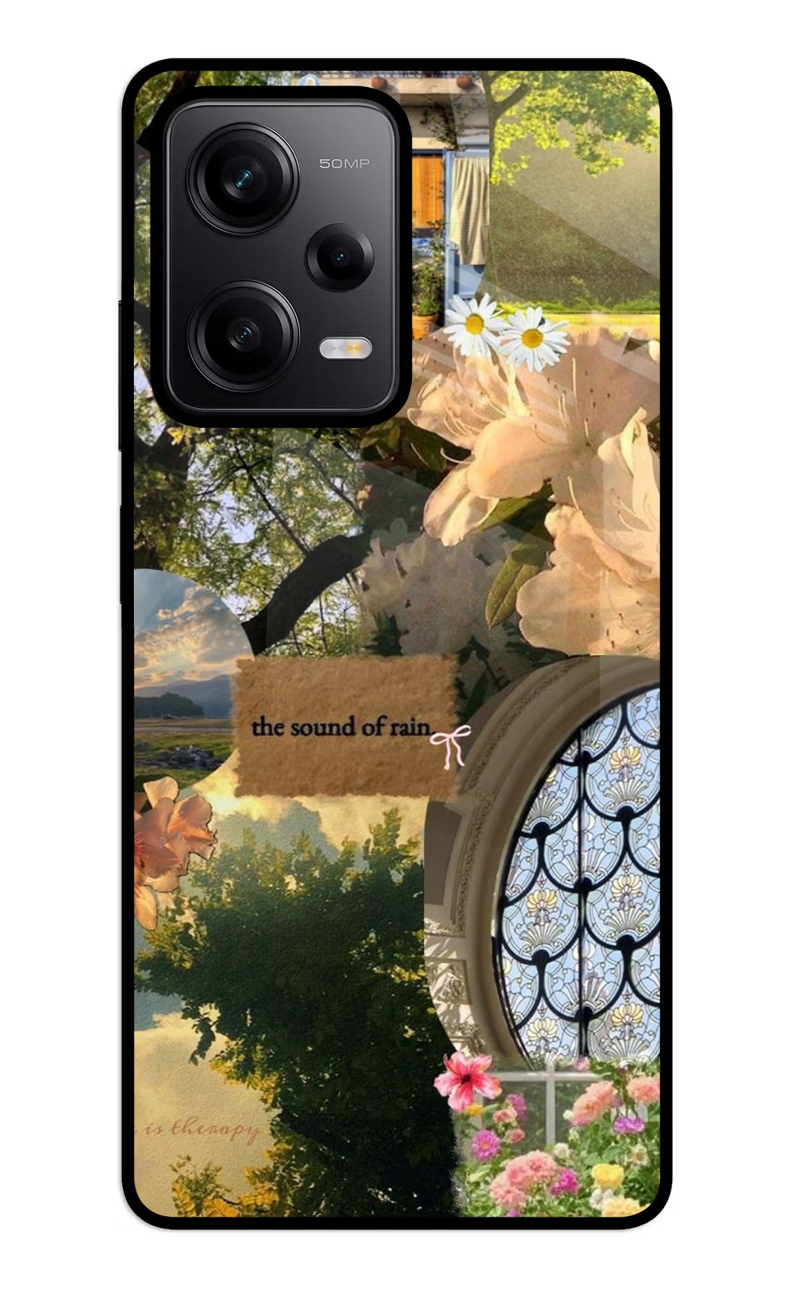 Rain Redmi Note 12 5G Glass Case