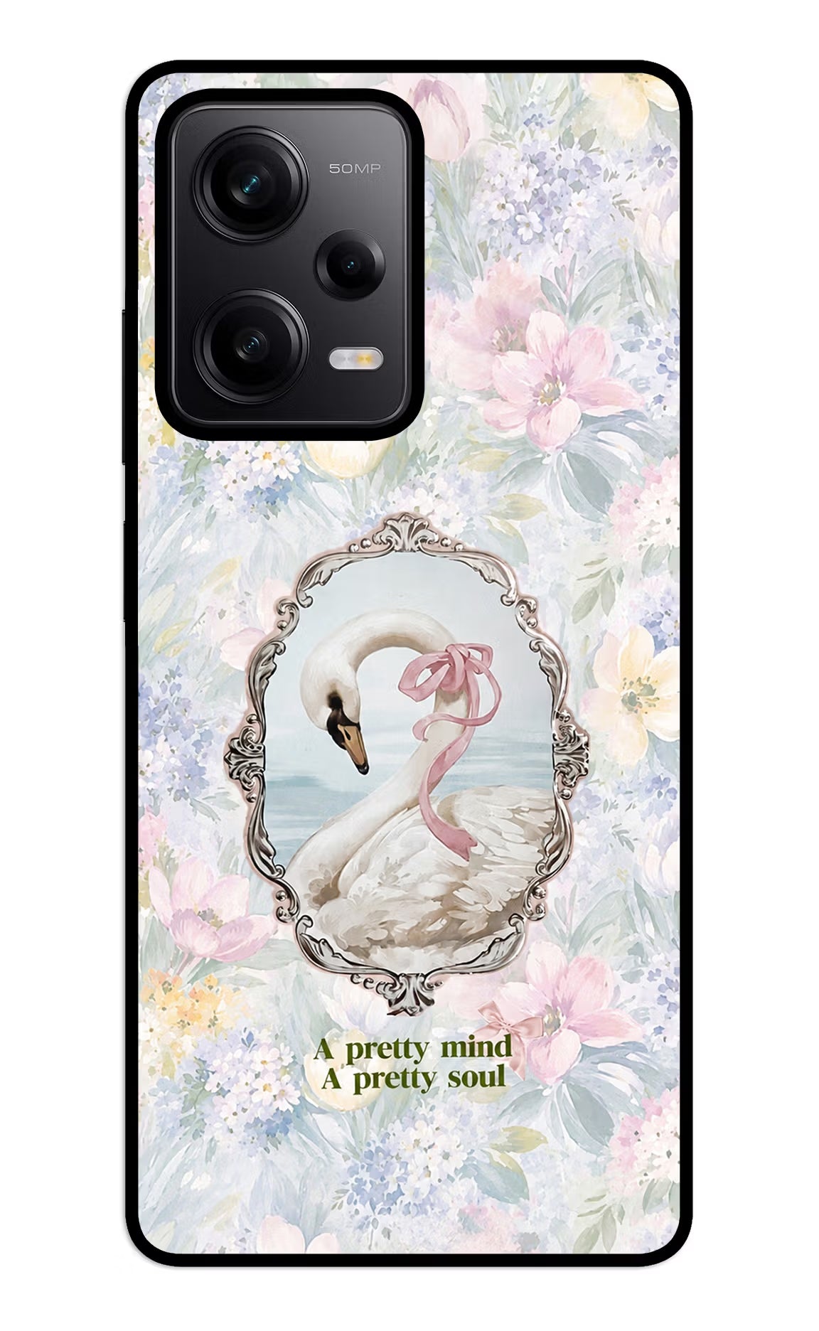 Pretty Mind Pretty Soul Redmi Note 12 5G Glass Case