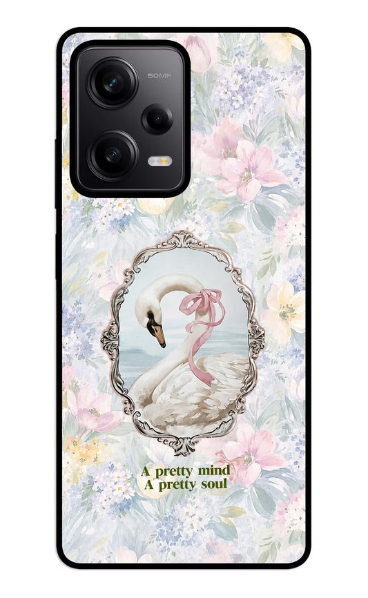 Pretty Mind Pretty Soul Redmi Note 12 5G Glass Case