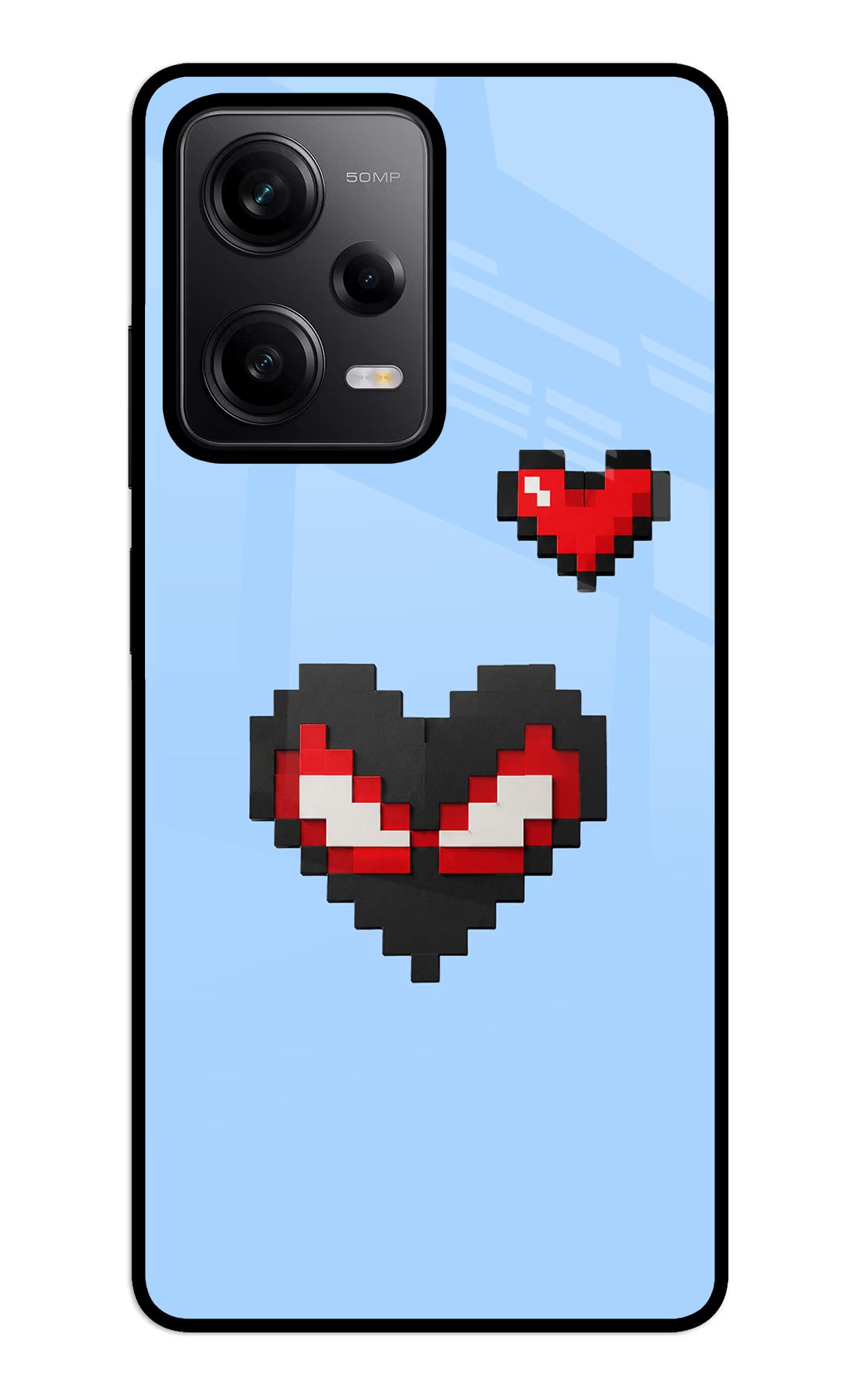 Peter Heart Redmi Note 12 5G Glass Case
