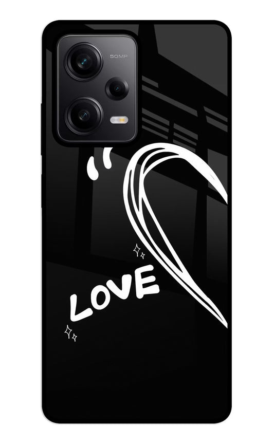 Love Line Redmi Note 12 5G Glass Case