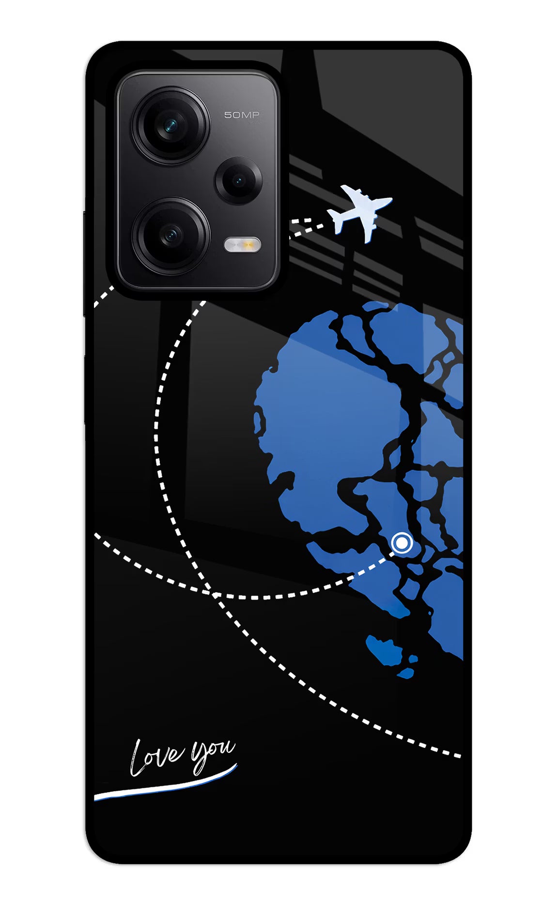 Love Orbit Redmi Note 12 5G Glass Case