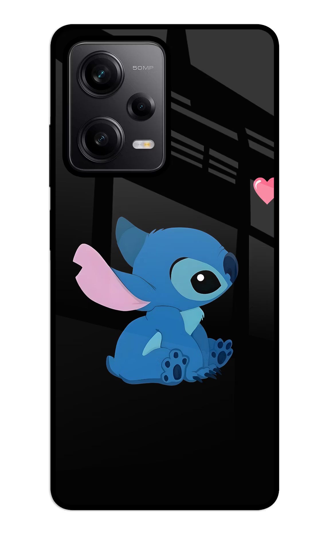 Stitch Crush Redmi Note 12 5G Glass Case