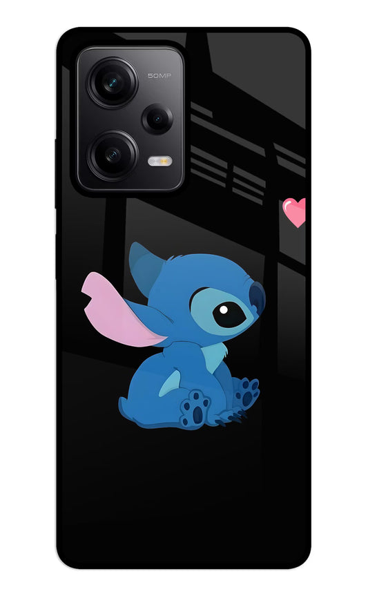 Stitch Crush Redmi Note 12 5G Glass Case