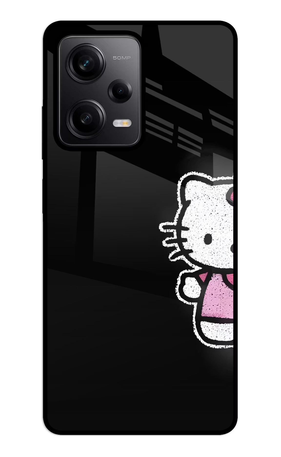 Kitty Charm Redmi Note 12 5G Glass Case