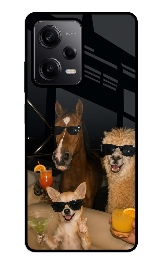 Party Squad Redmi Note 12 5G Glass Case