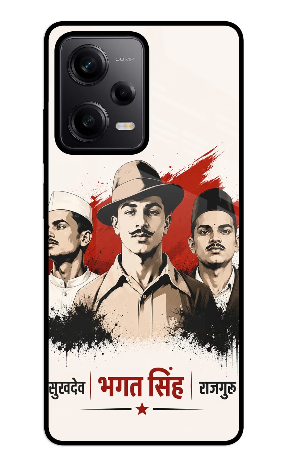 Sardar Patel Iron Will Redmi Note 12 5G Glass Case