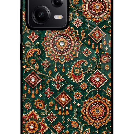Green Pataka Redmi Note 12 5G Glass Case