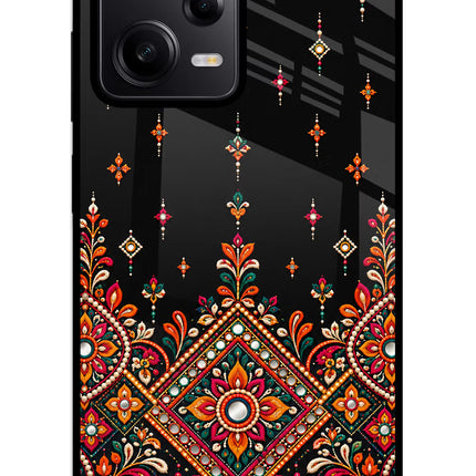 Noir Mehfil Redmi Note 12 5G Glass Case