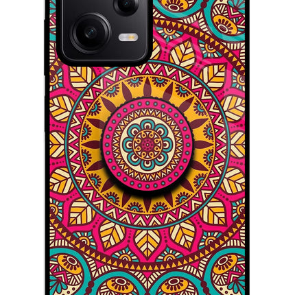 Mandala Redmi Note 12 5G Glass Case