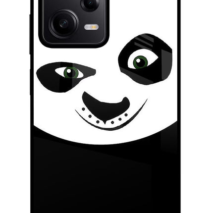 Panda Redmi Note 12 Pro 5G Glass Case Back Cover by Casekaro