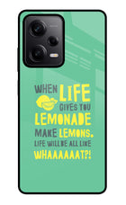 Quote Redmi Note 12 Pro 5G Glass Case Back Cover by Casekaro