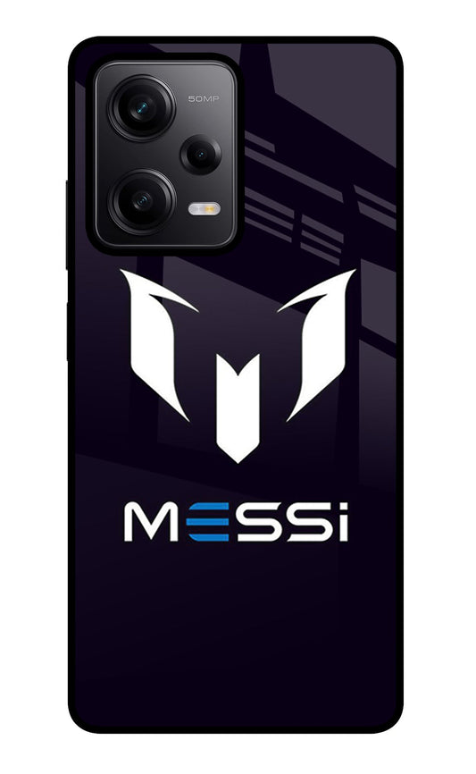 Messi Logo Redmi Note 12 Pro 5G Glass Case