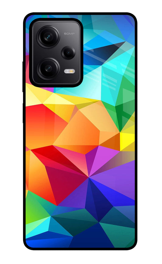 Abstract Pattern Redmi Note 12 Pro 5G Glass Case