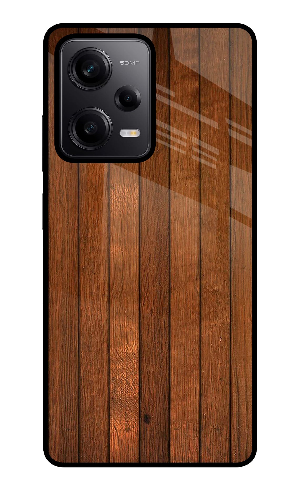 Wooden Artwork Bands Redmi Note 12 Pro 5G Back Cover