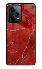 Red Marble Design Redmi Note 12 Pro 5G Glass Case
