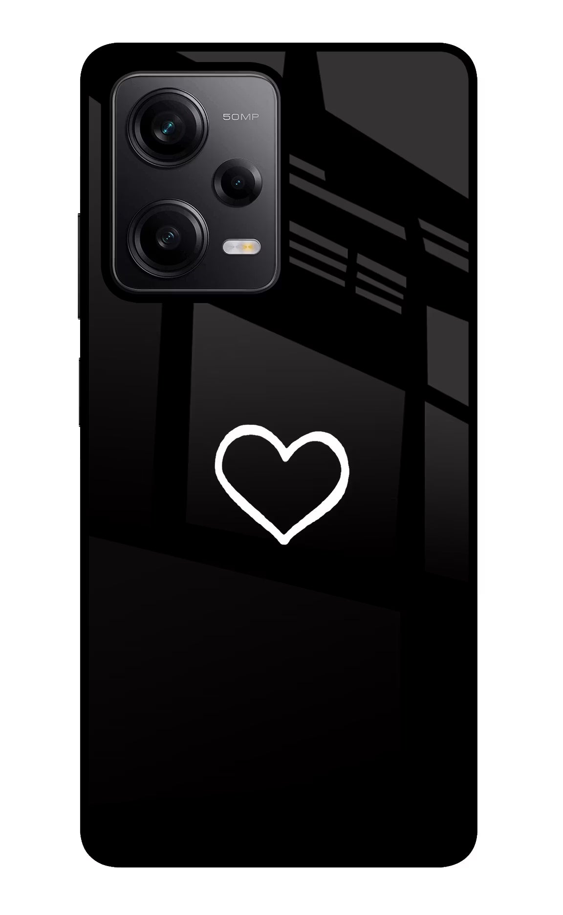 Heart Redmi Note 12 Pro 5G Glass Case