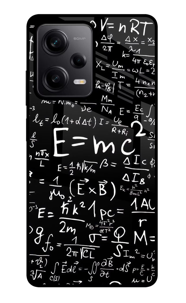 Physics Formula Redmi Note 12 Pro 5G Glass Case
