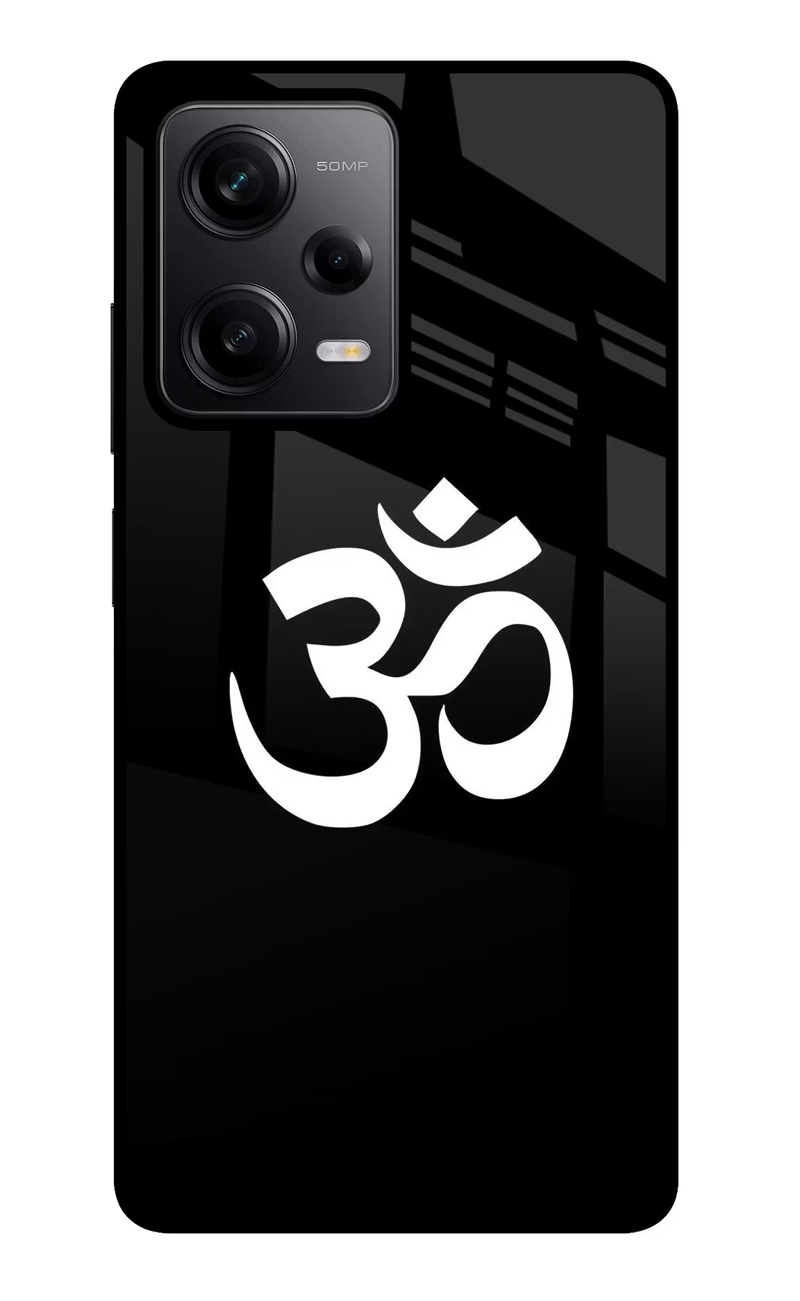 Om Redmi Note 12 Pro 5G Glass Case Back Cover by Casekaro