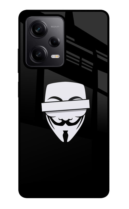 Anonymous Face Redmi Note 12 Pro 5G Glass Case