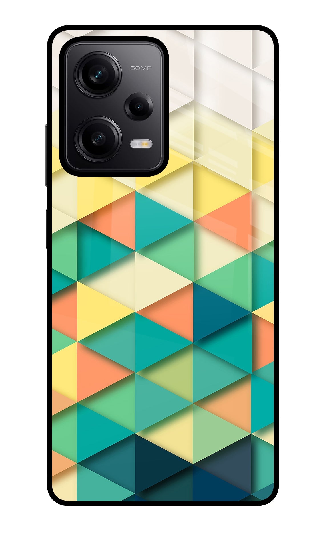 Abstract Redmi Note 12 Pro 5G Glass Case