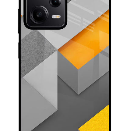 Abstract Redmi Note 12 Pro 5G Glass Case Back Cover by Casekaro