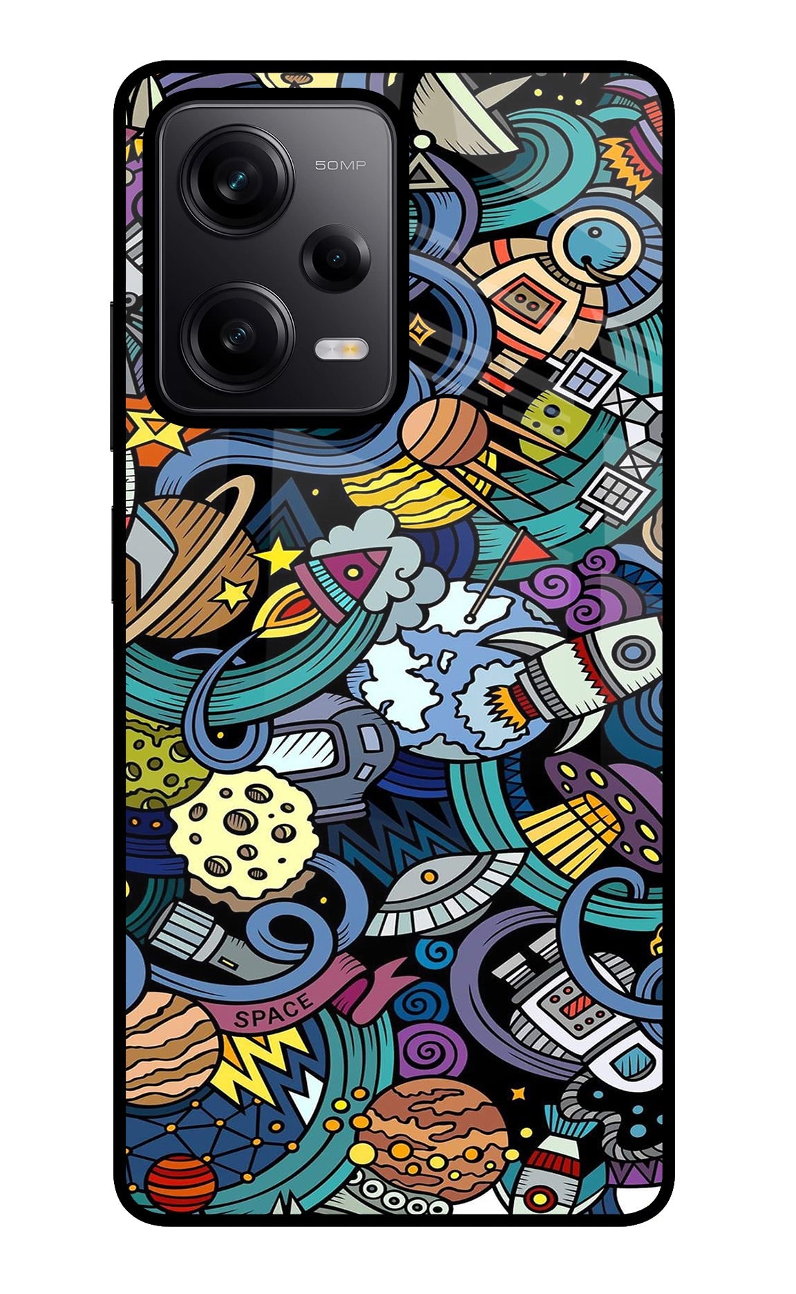 Space Abstract Redmi Note 12 Pro 5G Back Cover