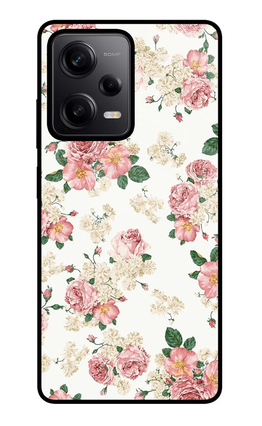 Flowers Redmi Note 12 Pro 5G Glass Case
