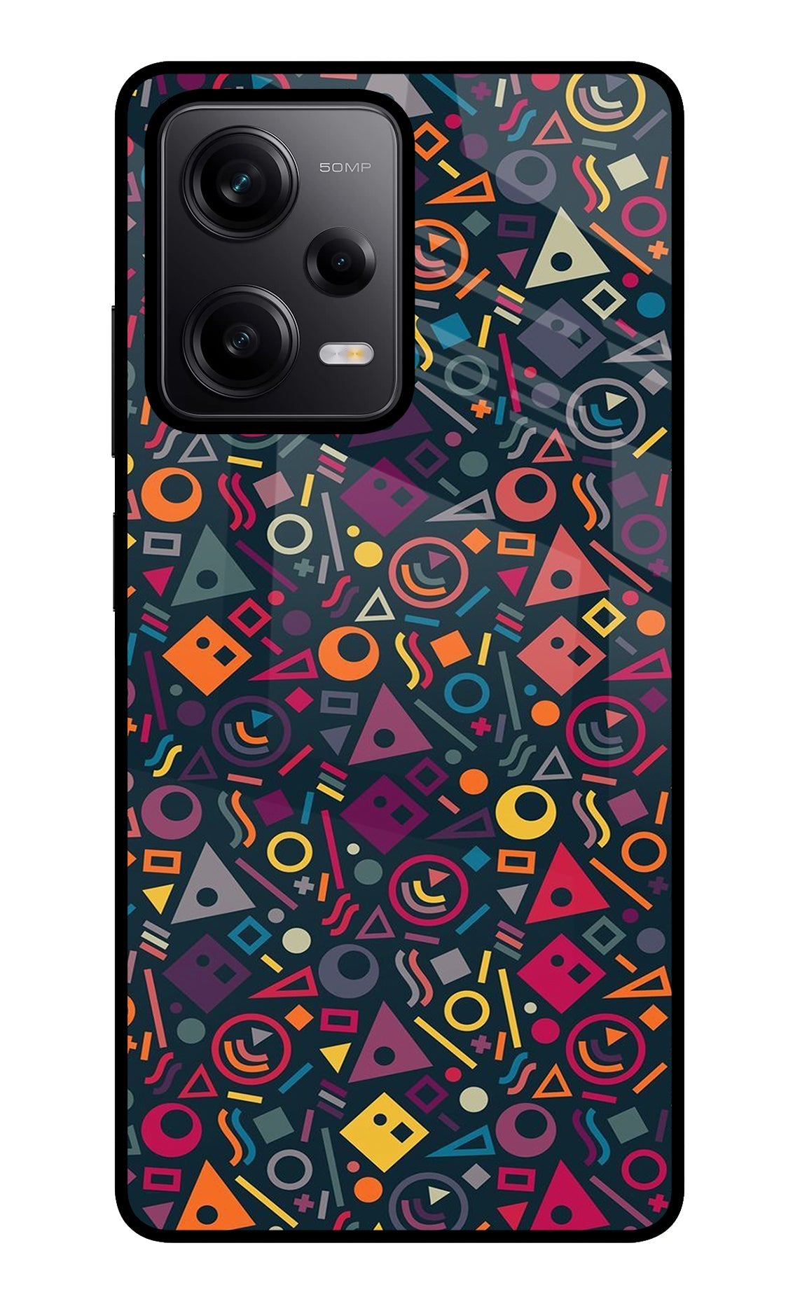 Geometric Abstract Redmi Note 12 Pro 5G Glass Case