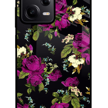 Flowers Redmi Note 12 Pro 5G Glass Case
