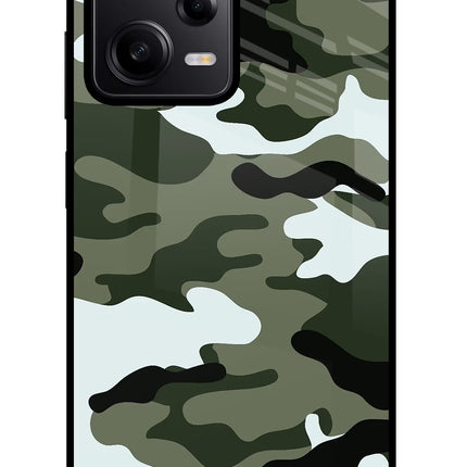 Camouflage Redmi Note 12 Pro 5G Glass Case