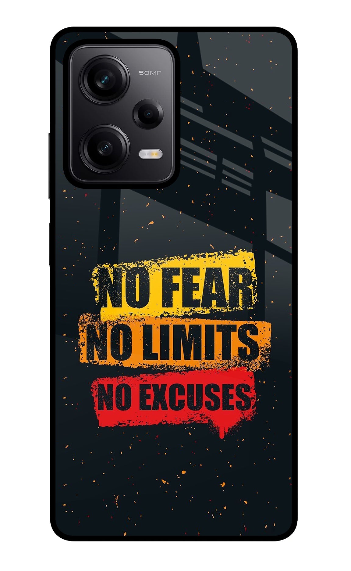 No Fear No Limits No Excuse Redmi Note 12 Pro 5G Back Cover