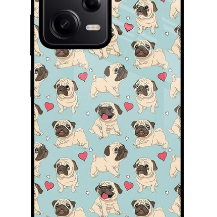 Pug Dog Redmi Note 12 Pro 5G Glass Case