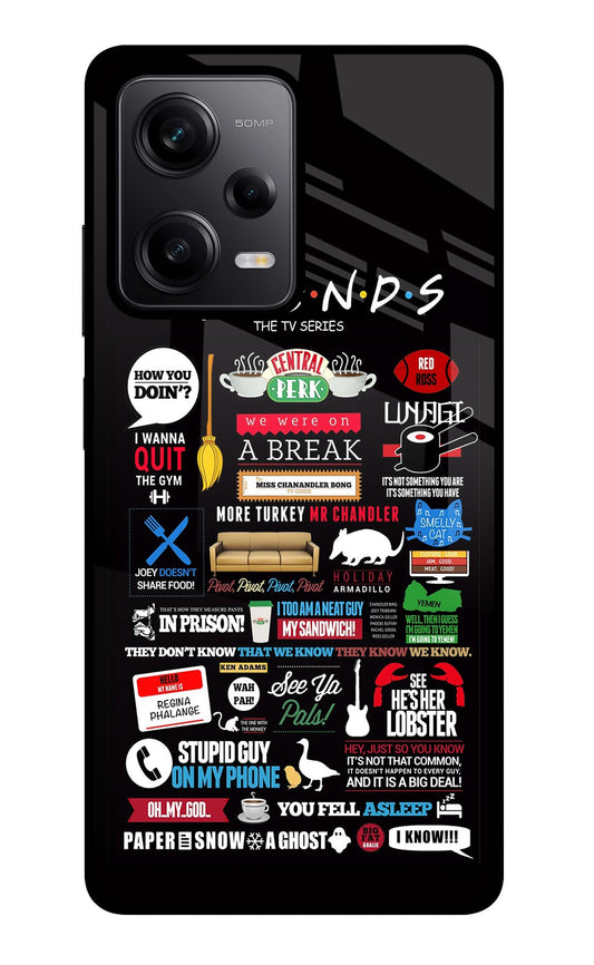 FRIENDS Redmi Note 12 Pro 5G Glass Case