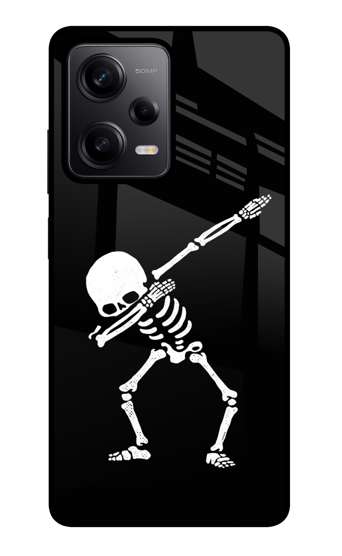 Dabbing Skeleton Art Redmi Note 12 Pro 5G Back Cover